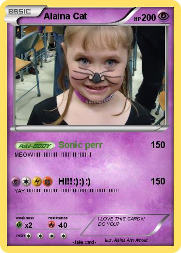 Pokemon Alaina Cat