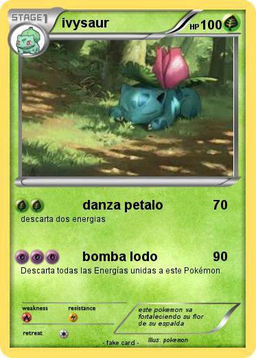 Pokemon ivysaur