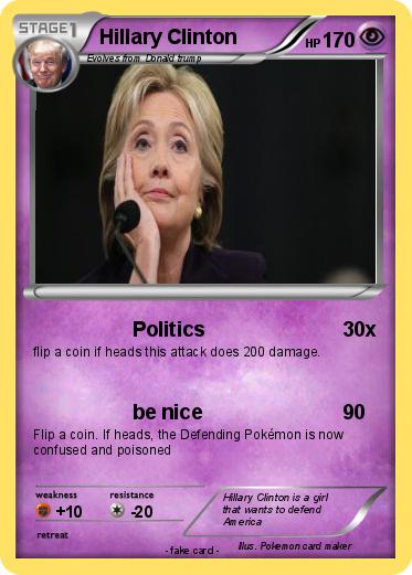 Pokemon Hillary Clinton