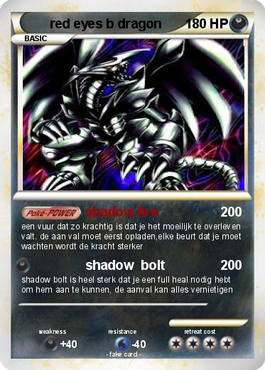 Pokemon red eyes b dragon