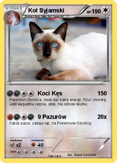 Pokemon Kot Syjamski