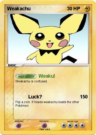 Pokemon Weakachu
