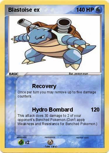 Pokemon Blastoise ex