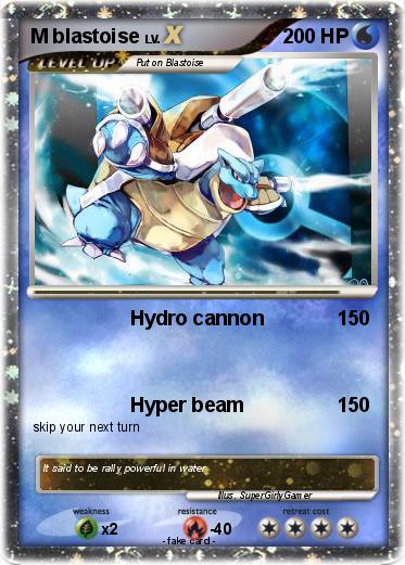 Pokemon M blastoise