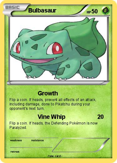 Pokemon Bulbasaur
