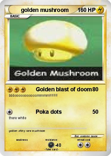 Pokemon golden mushroom