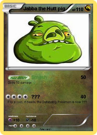 Pokemon Jabba the Hutt pig