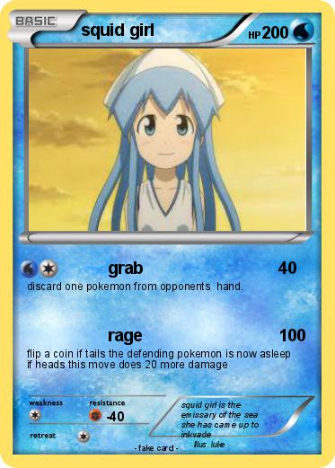 Pokemon squid girl