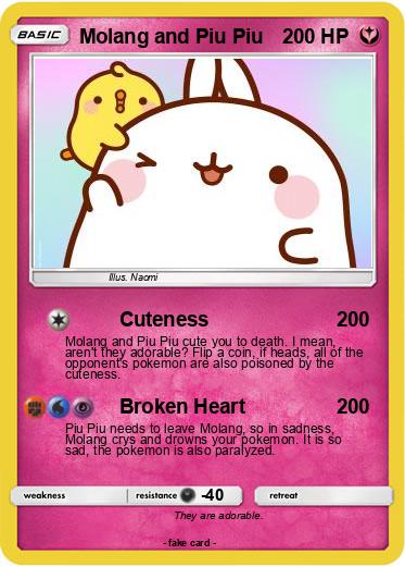 Pokemon Molang and Piu Piu