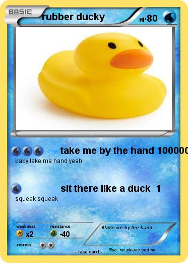 Pokemon rubber ducky