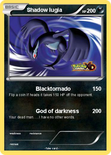 Pokemon Shadow lugia