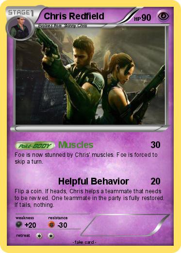 Pokemon Chris Redfield