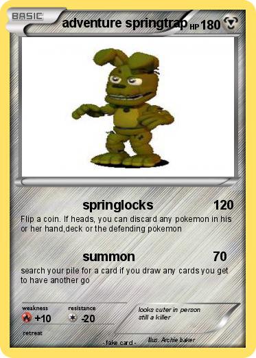 Pokemon adventure springtrap