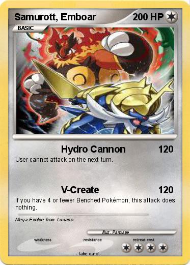 Pokemon Samurott, Emboar