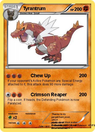 Pokemon Tyrantrum