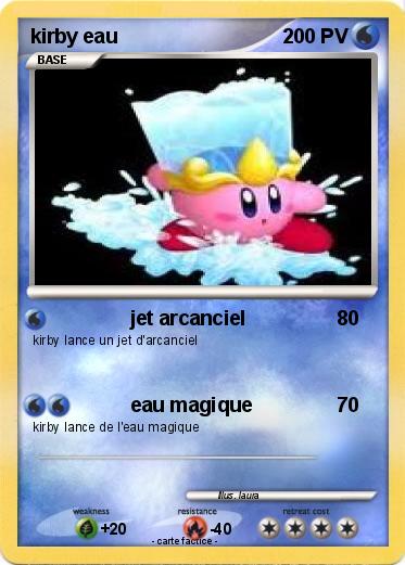 Pokemon kirby eau