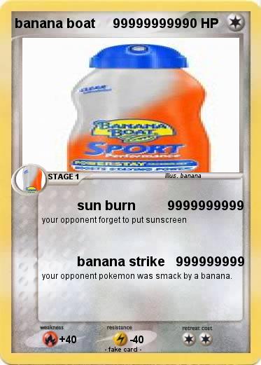 Pokemon banana boat     999999999
