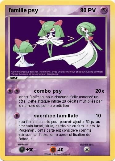 Pokemon famille psy