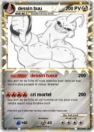 Pokemon dessin buu