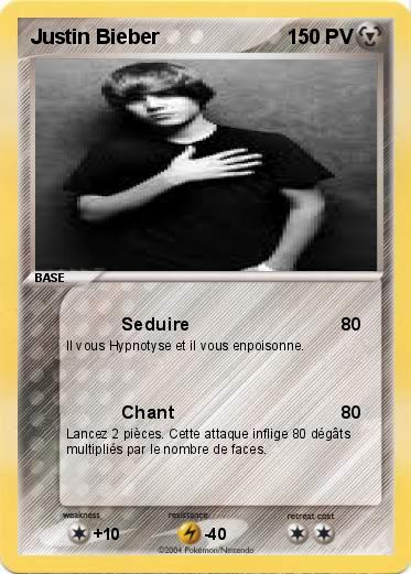 Pokemon Justin Bieber