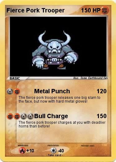 Pokemon Fierce Pork Trooper