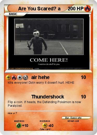 Pokemon Are You Scared? a