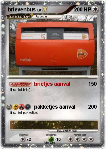 Pokemon brievenbus