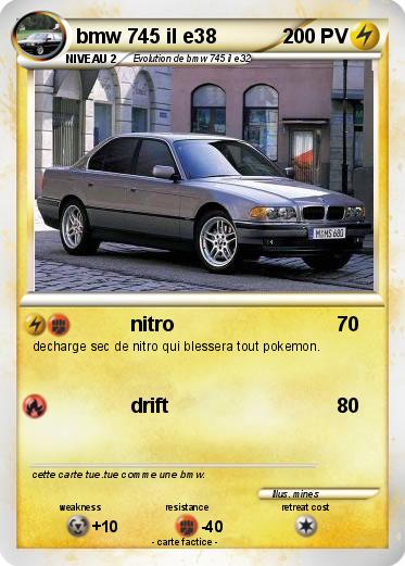 Pokemon bmw 745 il e38