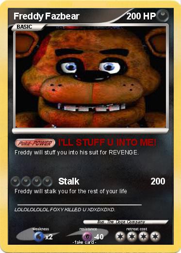 Pokemon Freddy Fazbear
