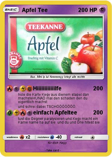 Pokemon Apfel Tee