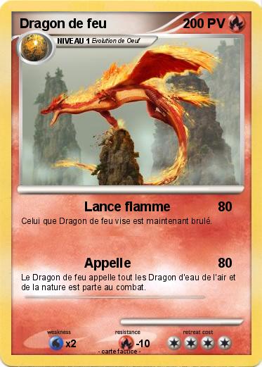 Pokemon Dragon de feu