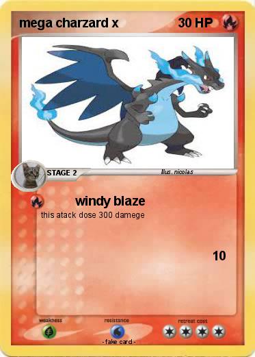 Pokemon mega charzard x