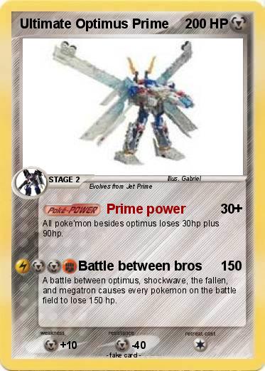 Pokemon Ultimate Optimus Prime