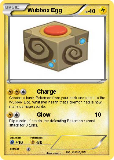 Pokemon Wubbox Egg