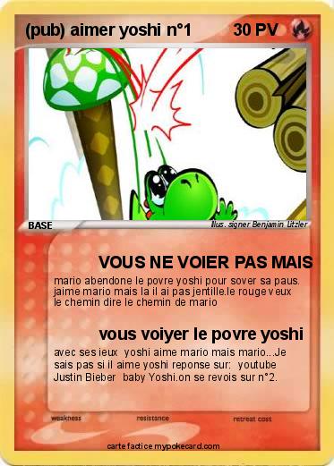 Pokemon (pub) aimer yoshi n°1