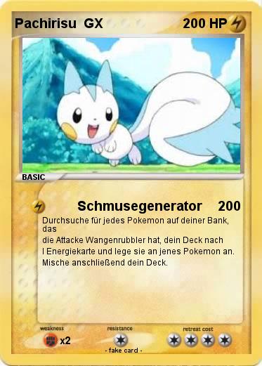 Pokemon Pachirisu  GX