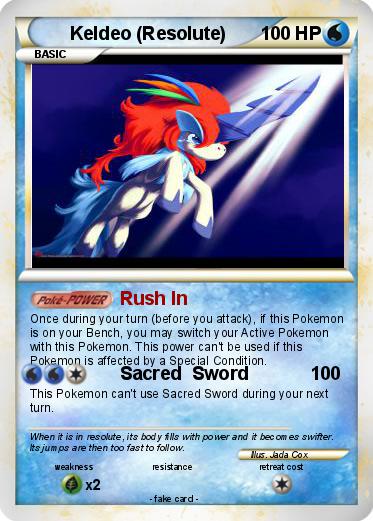 Pokemon Keldeo (Resolute)