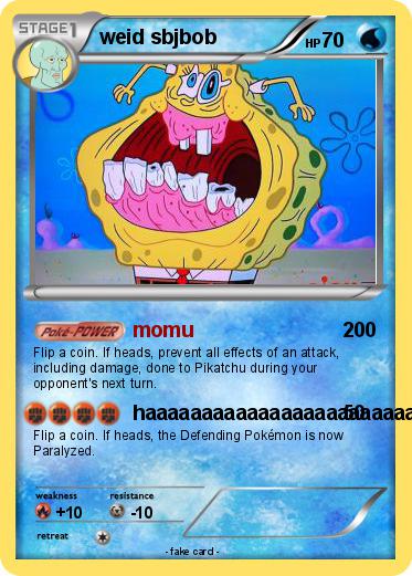 Pokemon weid sbjbob