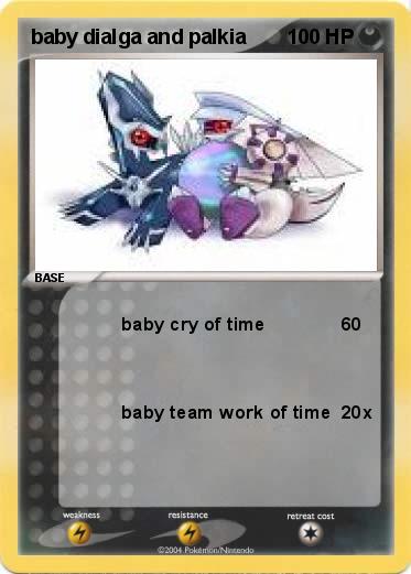Pokemon baby dialga and palkia