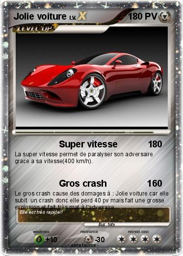 Pokemon Jolie voiture