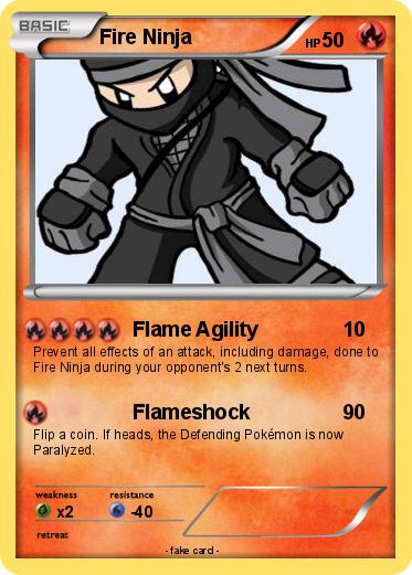 Pokemon Fire Ninja