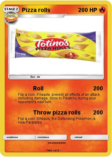 Pokemon Pizza rolls