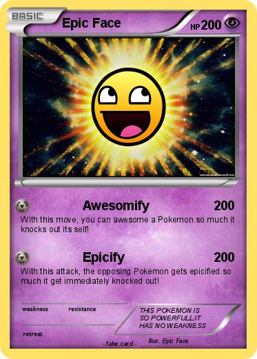 Pokemon Epic Face