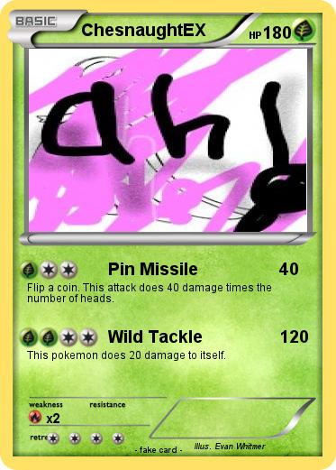 Pokemon ChesnaughtEX