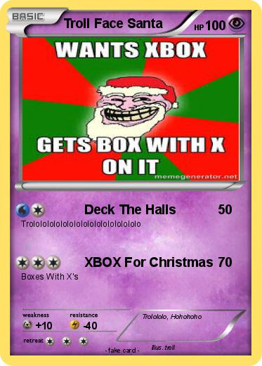 Pokemon Troll Face Santa