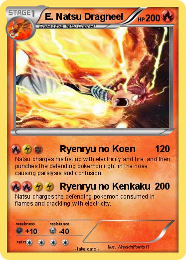 Pokemon E. Natsu Dragneel