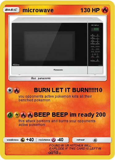Pokemon microwave