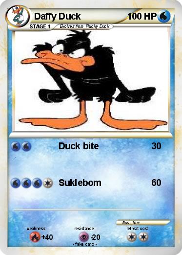 Pokemon Daffy Duck