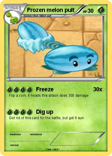 Pokemon Frozen melon pult