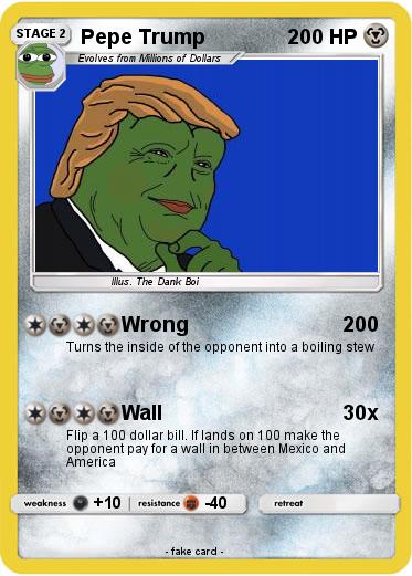 Pokemon Pepe Trump